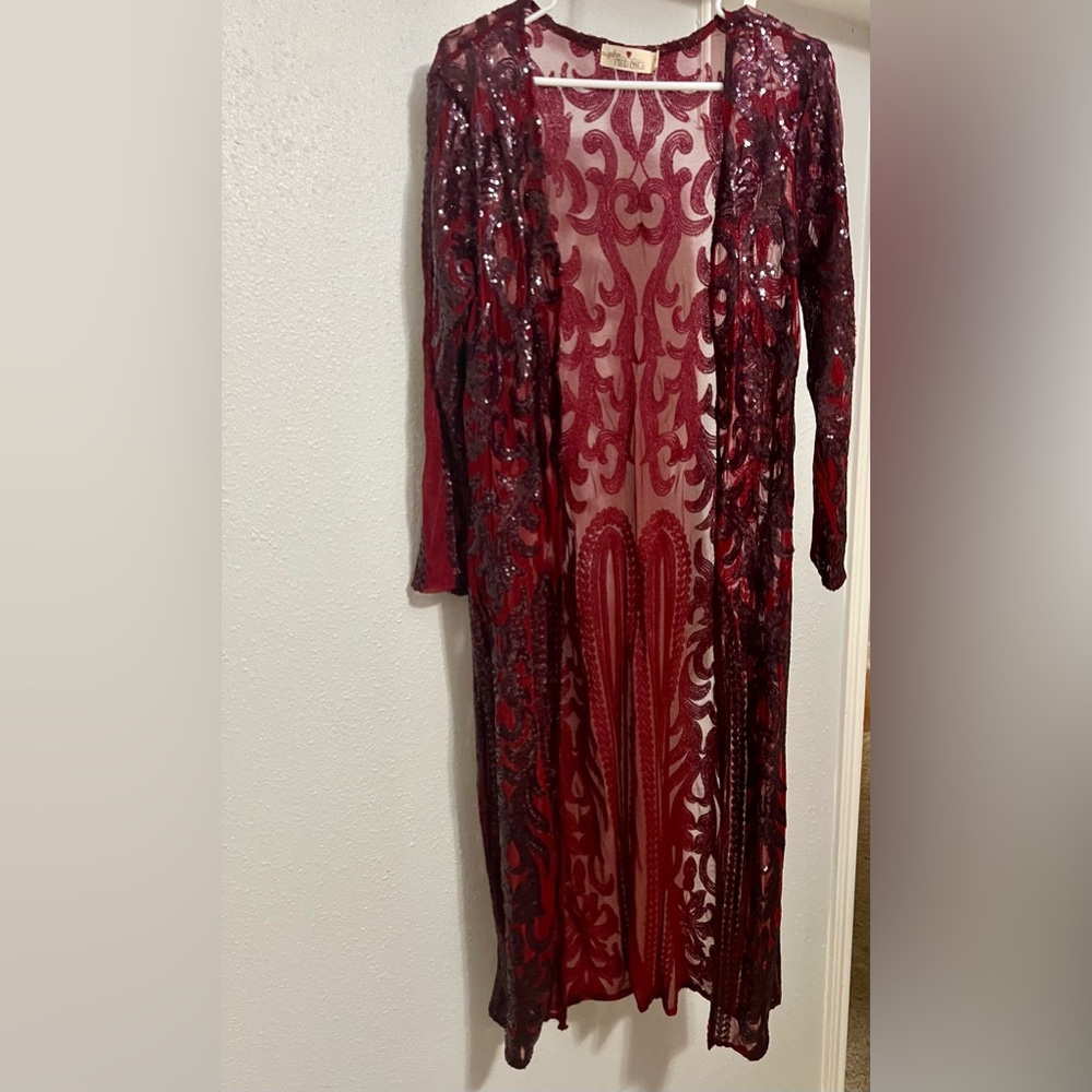 Southern Fried Chics Duster Jacket Small